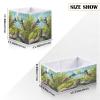Kigai Fighting Ants Cube Storage Basket 11x11 inch Collapsible Fabric Storage Box Closet Organizer Decorative Cube Storage Bin for Nursery Bedroom Office Home view 3