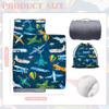 Cute Toddler Nap Mat with Pillow & BlanketSoft Rolled Napping Mats for Boys and Girls, Warm Kids Sleeping Bag Lightweight Slumber Bags for Daycare Preschool Travel (Airplane) view 4