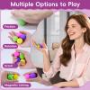 4-Pack Silicone Magnetic Balls Fidget Toys for Adults,Teens, Stress Relief Sensory Toys for ADHD Autism Anxiety,Fun Textures Sensory Adult fidgets Toys,Quiet Executive Desk Fidget Magnets for Office view 3
