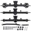 1/24th Aluminum Front Middle Rear Axles +4mm Extended with Steering Links Upgrade for AXIAL SCX24 Gladiator Deadbolt Bronco JLU C10 view 1