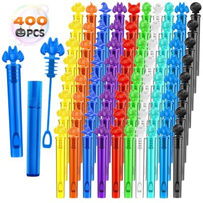 OCHIDO 400 PCS Halloween Bubbles for Kids, Bulk Halloween Party Favors, Halloween Mini Bubble Wands for Goodie Bags Stuffers, Trick or Treat, School Classroom Prizes Gifts for Boys Girls (10 Colors)