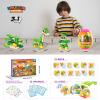 12 Dinosaur Building Toys with Prefilled Egg for Easter Party Favors, Easter Egg Hunt for Kids  3-in-1 STEM Sets Create 36 Dino Figures  Includes Glow Tattoos, Perfect Holiday Gift for Boys & Girls view 3