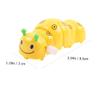 KICHOUSE 6Pcs Caterpillar Wind Up for Fun Educational Playthings Present for Engaging Clockwork Action for Playdates and Parties view 2