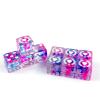 10 Piece D6 dice 16mm Acrylic Dice Set Polyhedral Dice Game Dice for RPG MTG DND Dice Table Games (Pink-2) view 1
