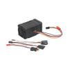 YRhXAF RC Car Two-Channel Sound Simulator 10 Sound Effect Speakers Linkage Engine Sound Group Compatible with 1/10 RC Crawler SCX10 TRX4 D90(Double Channel) view 1
