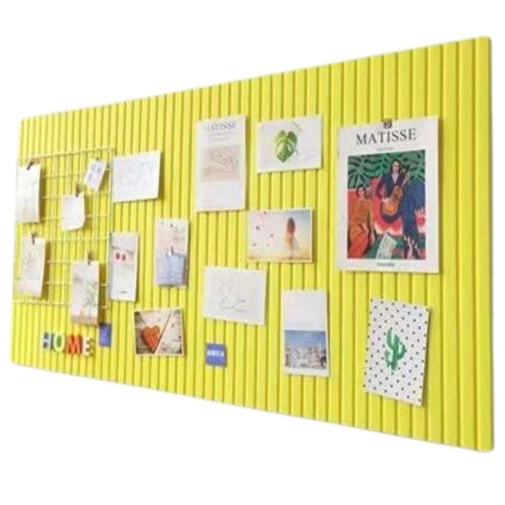 XIUCAI Kids Self Adhesive Felt Activity Board, Student Interactive Learning Tools, Wall Decor for Classroom School Nursery Playroom DIY Art Display, with Safety Pins,Light Yellow,120 * 180cm