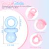 36 PCS Plastic Pacifiers for Baby Shower Game Girl, 1.75 Inch Cute Baby Shower Pacifiers for Decoration DIY, Gender Reveal Table Scatter, Pacifier Hunt Games, Party Favors(Pink&Blue) view 3