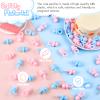 36 PCS Plastic Pacifiers for Baby Shower Game Girl, 1.75 Inch Cute Baby Shower Pacifiers for Decoration DIY, Gender Reveal Table Scatter, Pacifier Hunt Games, Party Favors(Pink&Blue) view 4