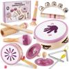 BUYGER Wooden Musical Instruments for Toddler 1-3, Baby Montessori Percussion Instruments Toys Music Educational Birthday Gifts for Ages 1 2 3 4 5+ Years Old Preschool Kids Boys Girls view 1