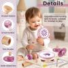 BUYGER Wooden Musical Instruments for Toddler 1-3, Baby Montessori Percussion Instruments Toys Music Educational Birthday Gifts for Ages 1 2 3 4 5+ Years Old Preschool Kids Boys Girls view 4