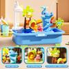 Kirntcoy Water Table for Toddlers,4-in-1 Kids Water Play Table, Play Sink with Detachable Legs,Kids Kitchen Playset Sink Toy for Girl and Boy (Blue) view 2