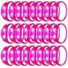 100 Pcs LED Bracelets Sound Activated with Flashing LED Strobe Music Control Light Up Bracelets for Rave, Game Prizes, Birthday Party Favor,Valentine's Day gift (Hot Pink) view 1