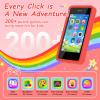 3.97" Touchscreen Kids Toys Smart Phone, Kids Phone with Games & Dual Camera, Toddler Toys Phone, Boys and Girls Learning Toy Phone for 3-9 Years Old (Red) view 2