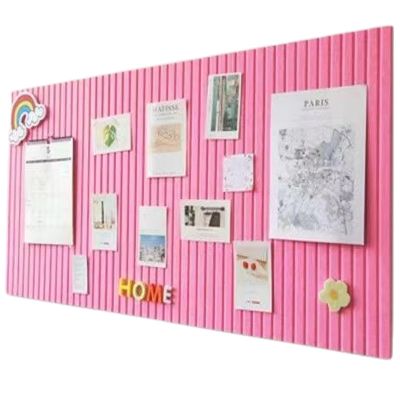 XIUCAI Kids Self Adhesive Felt Activity Board, Student Interactive Learning Tools, Wall Decor for Classroom School Nursery Playroom DIY Art Display, with Safety Pins,Rose red,120 * 160cm