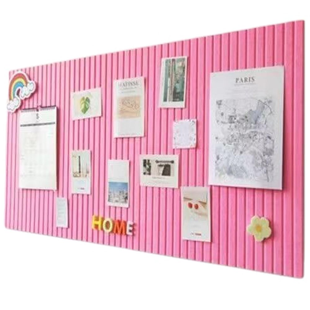 XIUCAI Kids Self Adhesive Felt Activity Board, Student Interactive Learning Tools, Wall Decor for Classroom School Nursery Playroom DIY Art Display, with Safety Pins,Rose red,120 * 160cm