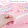 36 PCS Plastic Pacifiers for Baby Shower Game Girl, 1.75 Inch Cute Baby Shower Pacifiers for Decoration DIY, Gender Reveal Table Scatter, Pacifier Hunt Games, Party Favors(Pink) view 3