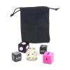 Adult polyhedral Game Acrylic Glow-in-The-Dark dice 5-Piece set-USRB107 (Style-1) view 1
