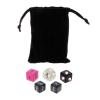 Adult polyhedral Game Acrylic Glow-in-The-Dark dice 5-Piece set-USRB107 (Style-1) view 3