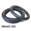 280X65-203 Tyre & Tube For Pushchair Set, Fit For Pushchairs Kids Tricycle, Wearproof Pneumatic Tire For Electric Scooter Bike Stroller, Pushchairs Ront & Rear Tyre Tube Set(Inner tube + outer tire) view 4