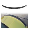 Carbon Fiber Rear Trunk Spoiler Boot Lid Wing Compatible for BMW 4 Series F82 M4 Coupe 2 Door 2014-2017 Rear Spoiler Wing Black FRP(Black FRP) view 2