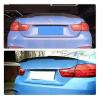 Carbon Fiber Rear Trunk Spoiler Boot Lid Wing Compatible for BMW 4 Series F82 M4 Coupe 2 Door 2014-2017 Rear Spoiler Wing Black FRP(Black FRP) view 3