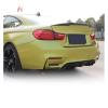 Carbon Fiber Rear Trunk Spoiler Boot Lid Wing Compatible for BMW 4 Series F82 M4 Coupe 2 Door 2014-2017 Rear Spoiler Wing Black FRP(Black FRP) view 4