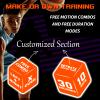 Basketball Dribble Skills Dice Set - Training Equipment - Basketball Gift for Boys.Dribble Skills Training for Beginner and Party Favors view 4
