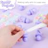 36 PCS Plastic Pacifiers for Baby Shower Game Girl, 1.75 Inch Cute Baby Shower Pacifiers for Decoration DIY, Gender Reveal Table Scatter, Pacifier Hunt Games, Party Favors(Purple) view 3