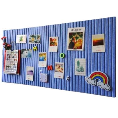 XIUCAI Kids Self Adhesive Felt Activity Board, Student Interactive Learning Tools, Wall Decor for Classroom School Nursery Playroom DIY Art Display, with Safety Pins,Deep Blue,60 * 120cm