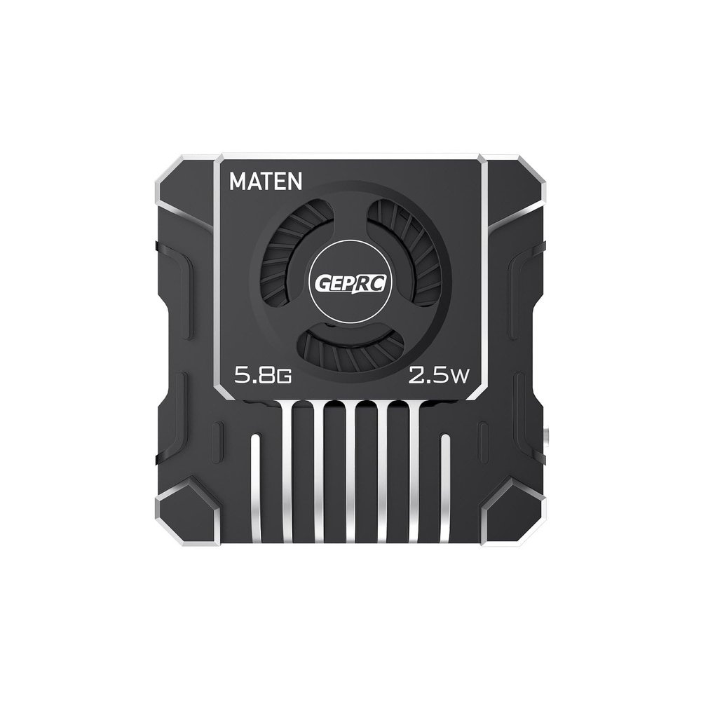 GEPRC MATEN VTX Pro FPV Video Transmitter  High-Power Drone Transmitter with Active Cooling & Cinematic Audio for Long-Range Flight