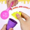Toyvian Reusable Ice Cream Cone Molds for Kids 4.4 Inch Mini Plastic Cone Makers Portable Ice Cream Making Kit for Home Travel Beach Toys view 4