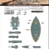 MRY-SFW W70014 1/700 German Navy Battleship Bismarck (Equipped with Lihua 05098) view 2