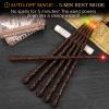 EZVYAO Light Up Magic Wizard Wand with 4 Color Lightings & Sounds - 6 Pack Illuminating Witch Toy Wands for Kids Party Cosplay, Leaf view 4