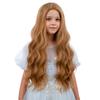 WAVELNM Strawberry Blonde Wigs for Kids Girls Dirty Blonde Curly Wavy Wig Child Blonde Middle Part Wig Kids Daily Halloween Cosplay Synthetic Wigs view 1