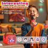 Mini Karaoke Machine for Kids, 2 Wireless Microphones with Bluetooth Portable Speaker & Dynamic LED, Kids Karaoke Machine for Girls Boys Ages 3-12+, Christmas/Birthday Gifts/Toys for Party & Playing view 4