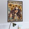 1000 pcs Wooden Puzzle for Adults - in A World Full of Rose Be A Sunflower - Inspirational Floral Jigsaw Puzzle with Uplifting Quote and Wall Art view 4