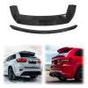 Compatible for Jeep Grand Cherokee Rear Roof Mid Spoiler Trunk Wing Lip Glossy Black Carbon Fiber Look by ABS Body Kit Decoration 2013-2020(Roof and Mid) view 2