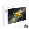 1000 pcs Puzzle Golden Abstract Bee Wooden Jigsaw for Adults Aesthetic Bee Art Puzzle for Wall Decor, Relaxing & Challenging Yet Fun 1000 Piece Puzzle for Adults view 4