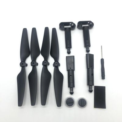 Accessories SJRC F22S /F22 4K PRO GPS Drone Spare Parts Arm Propeller Blade Guard Part Spring Landing Gear Kit(Black)