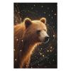 1000 pcs Puzzle Bear in Black Background Challenging Wooden Jigsaw for Adults, Nature-Themed Puzzle for Mental Health and Relaxation view 3