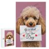 1000 pcs Wooden Pet Puzzle  Cute Brown Poodle with Funny Quote  Dog Lover Gift and Wall Art Idea for Humor and Relaxation view 1