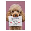 1000 pcs Wooden Pet Puzzle  Cute Brown Poodle with Funny Quote  Dog Lover Gift and Wall Art Idea for Humor and Relaxation view 3