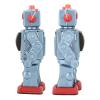 F&Y Retro Tin Robot Toy  Electric Walking and Rotating Metal Figure for Collectors and Decor (Blue) view 3