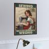 Sewing Because Murder is Wrong 500 Piece Puzzle Wooden Jigsaw for Adults Hilarious Sewing Quote Puzzle for Crafters, Relaxation & Home Dcor view 4