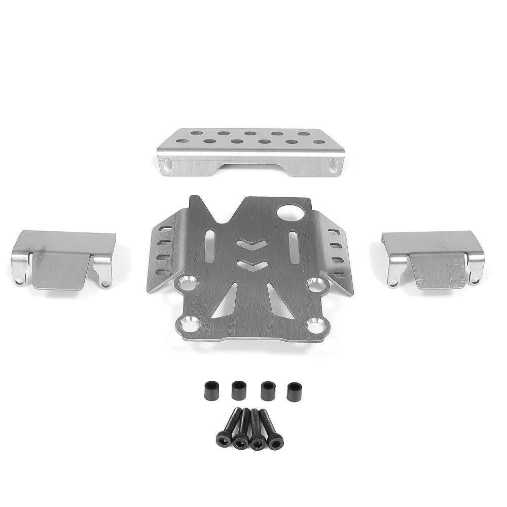 1 Set 304 Chassis Armor for MJX 1/12 H12Y H12Y+Remote Control Car Upgrade Accessories Non Destructive Installation