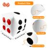 8 Pack 14 Inch Jumbo Inflatable Dice Large Blow Up Dices Giant Dice Toys for Indoor Outdoor Broad Game Party Favors view 2