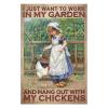 1000 pcs Wooden Puzzle for Adults - I Just Want to Work in My Garden and Hang Out with My Chickens - Relaxing Brain Game and Funny Gift for Garden Lovers view 3
