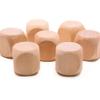 10Pcs Wooden Dice, 6 Sided Blank Dice Round Corner Cube DIY Crafts Party Supplies (1.8cm) view 1