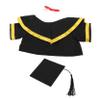 BRIGHTFUFU Graduation Bear Plush Outfit Set with Cap and Shawl Stuffed Animal Costume for Celebrating Graduations for Party Supplies and Souvenir Keepsakes view 1
