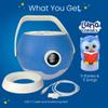 LUNA STORYTIME Kids Book Projector - 5 Read-Aloud Stories, 5 Songs, Night Light & Soothing Dream Music | Children Ages 3+ Storytime Projector for Kids & Toddlers | Educational Toys, Owl view 3